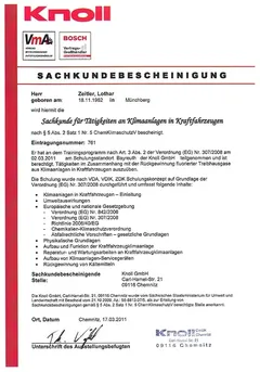 Schulungszertifikat 11